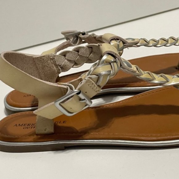 American Eagle Braided Thong Sandal Size 8 - Picture 4 of 9